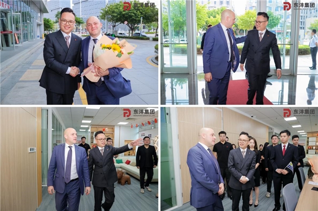 乌拉圭驻华公使衔参赞马丁·奥兰多（martin orlando）先生一行访问东沣集团