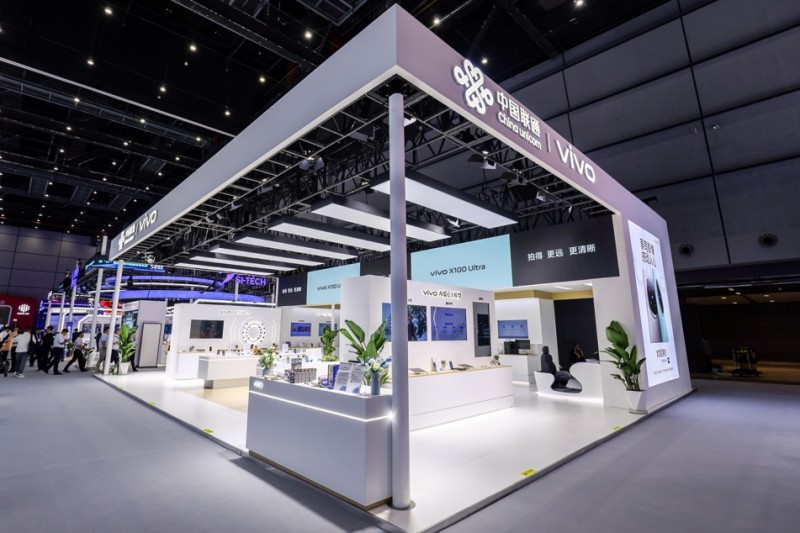vivo参加2024联通4188云顶集团的合作伙伴大会 展出通信、ai、影像软硬实力